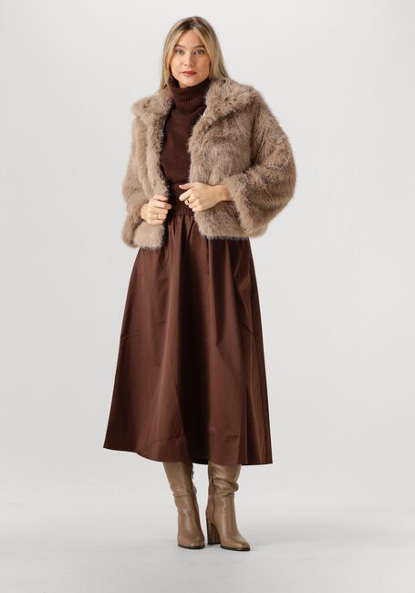 Bruine ROUGE EDIT Trui ROUCLEO ROLL NECK KNIT WEST - large