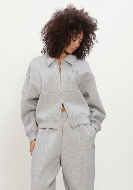 THE LOLA CLUB Chandail LOIS ZIP THROUGH en gris - large