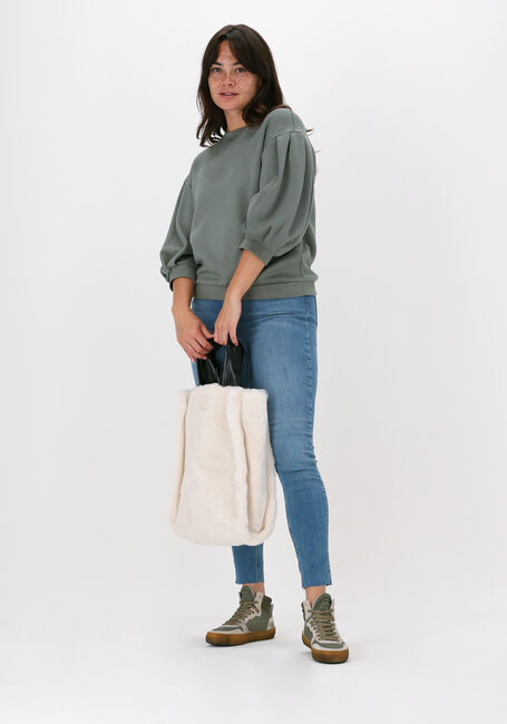 MSCH COPENHAGEN Pull IMA 3/4 SWEATSHIRT 16241 en vert - large