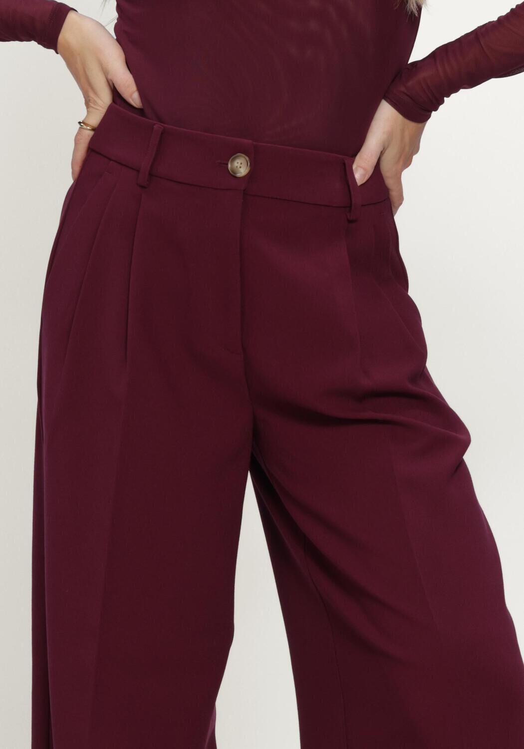 LINA LOCCHI Pantalon LL-BETSY Bordeaux - large