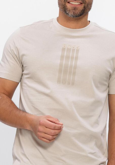 BOSS ORANGE T-shirt TE_BASS en beige - large