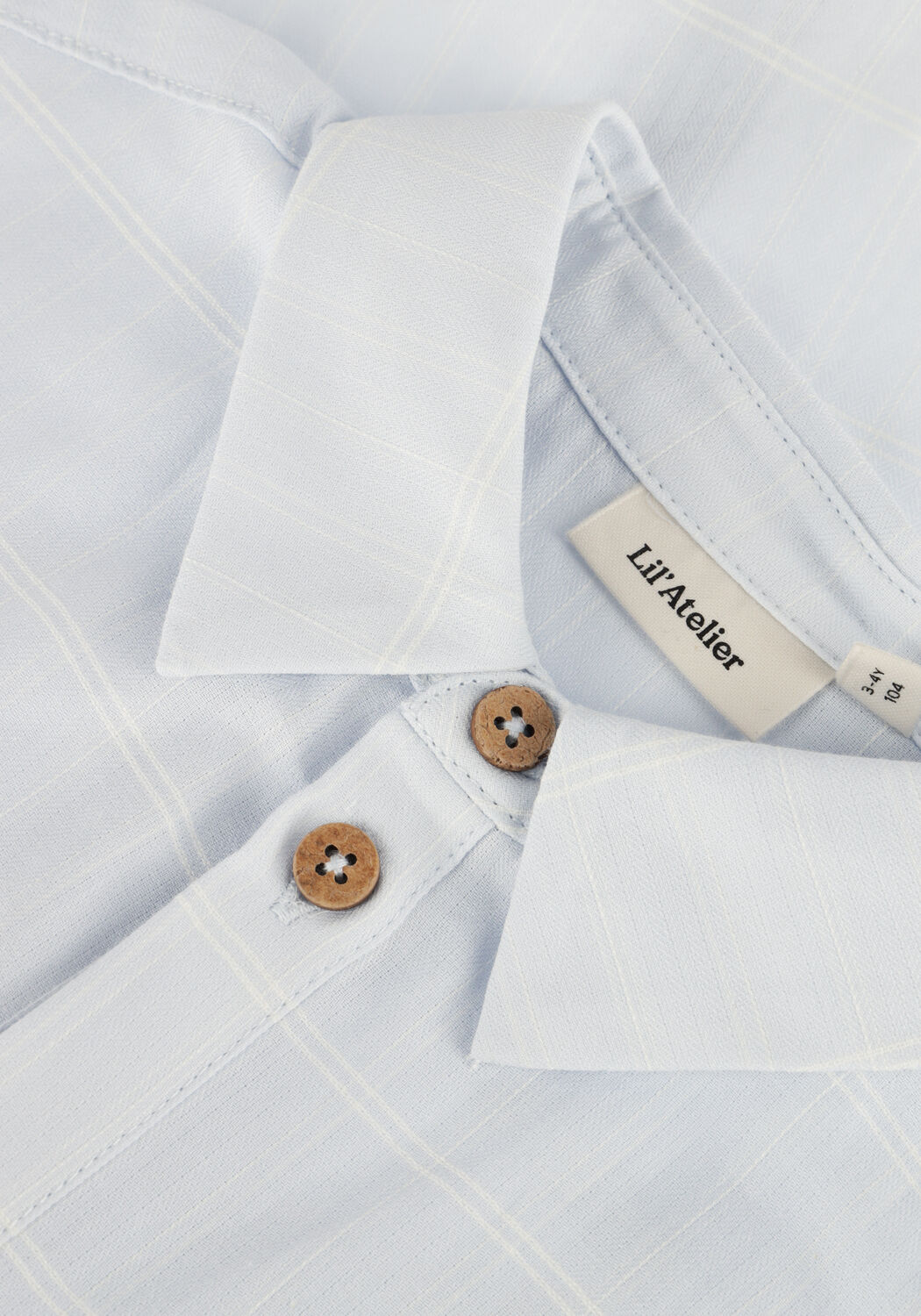 LIL' ATELIER Chemises classiques NMMFRIDO SS LOOSE SHIRT LIL Bleu clair - large