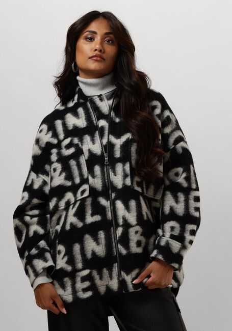 PENN & INK Jack 542 COAT AOP en noir - large
