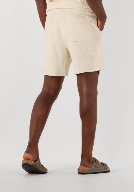 SHIWI Pantalon courte MEN TONY TOWELING SHORTS GEO SUN Écru - large