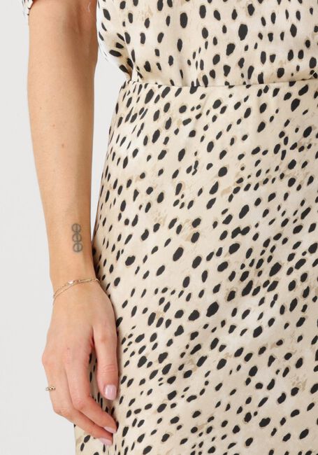NEO NOIR Jupe midi BOVARY DESERT DOT SKIRT Blanc - large