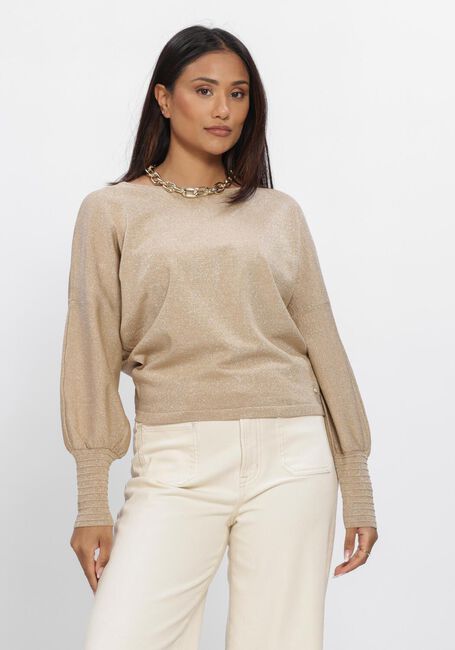 NUKUS Pull JORIEN PULLOVER LUREX en camel - large