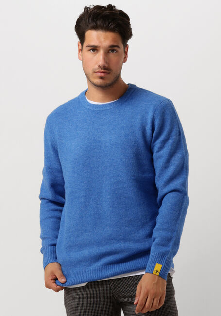 Blauwe SCOTCH & SODA Trui REGULAR FIT SOFTY-KNIT MELANGE PULL - large