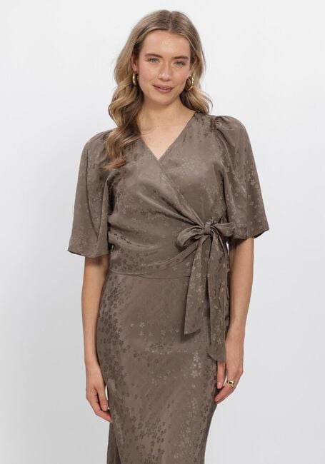 OBJECT OBJBELA RE S/S TOP Blouses en beige - large