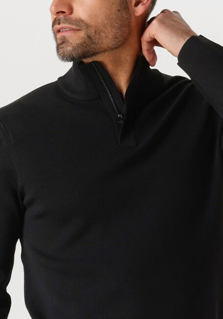GENTI Pull TURTLE ZIP en noir - large