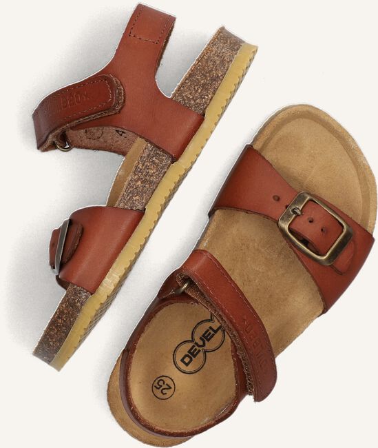 Cognac DEVELAB Sandalen 49003 Cognac DEVELAB Sandalen 49003 - large