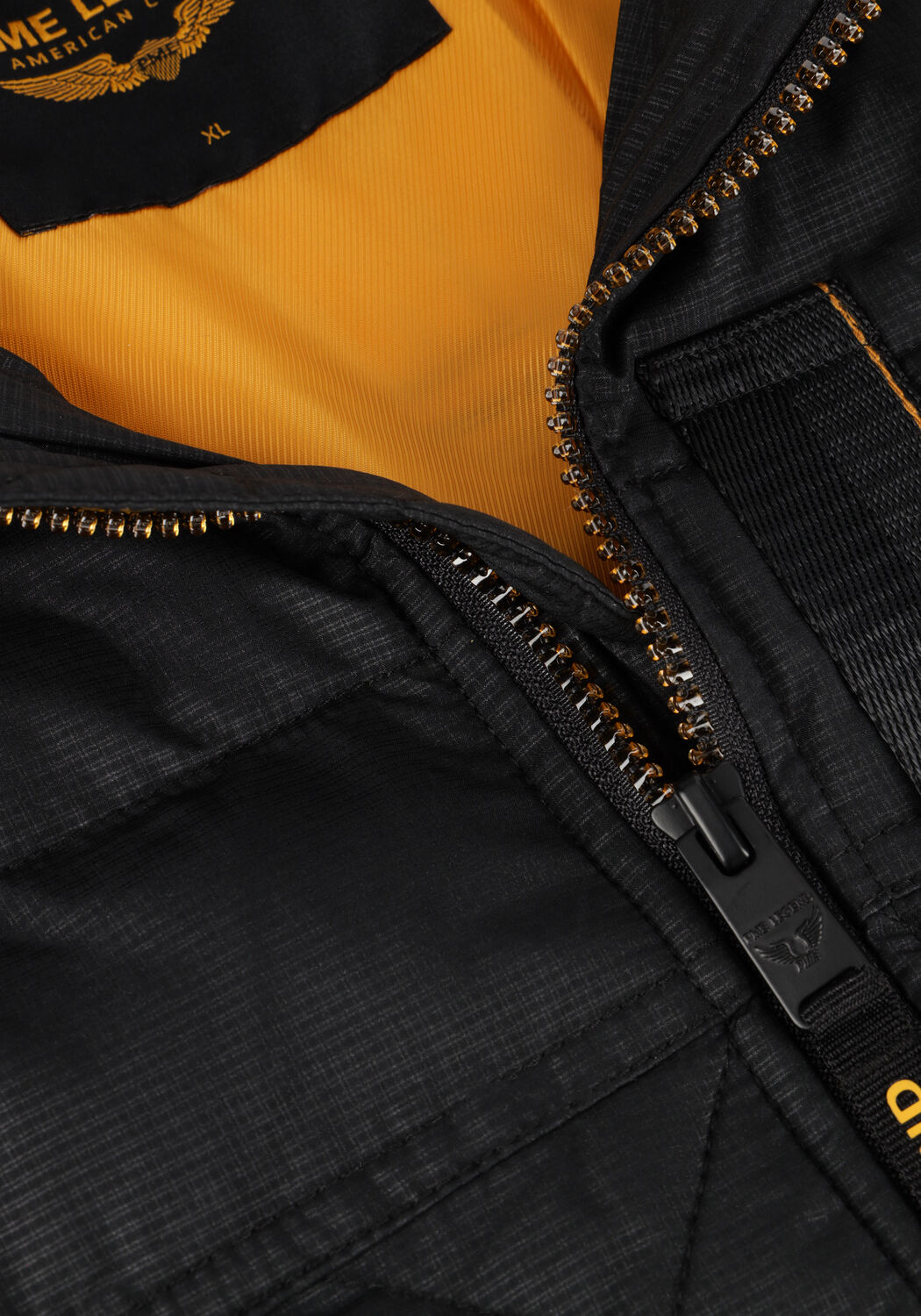 Zwarte PME LEGEND Jack FLIGHT JACKET CARGO GLIDER BRIGHTSTER - large