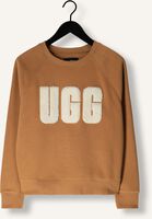 Camel UGG Sweater MADELINE FUZZY LOGO CREWNECK Camel UGG Sweater MADELINE FUZZY LOGO CREWNECK - medium