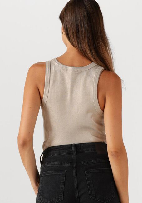 SUMMUM Haut RIB TANKTOP COTTON RIB en beige - large
