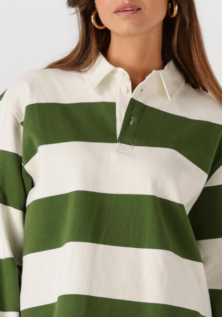 Groene ENVII Tops & T-shirts ENTOUR LS POLO ST 7173 - large