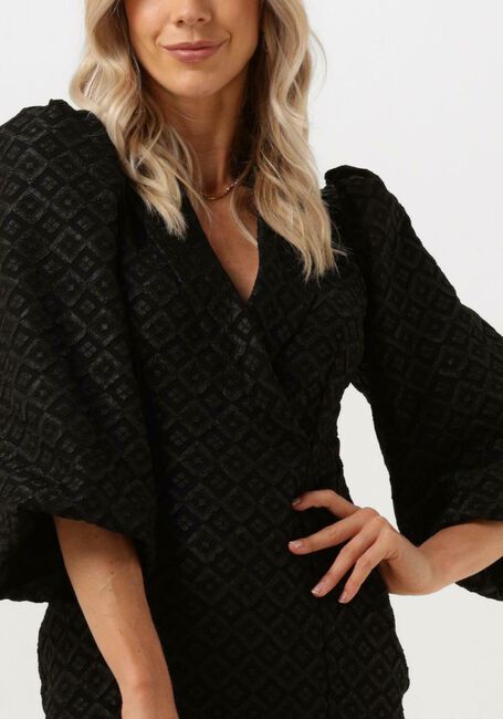 Zwarte Y.A.S. Mini jurk YASCISCA 3/4 DRESS - large