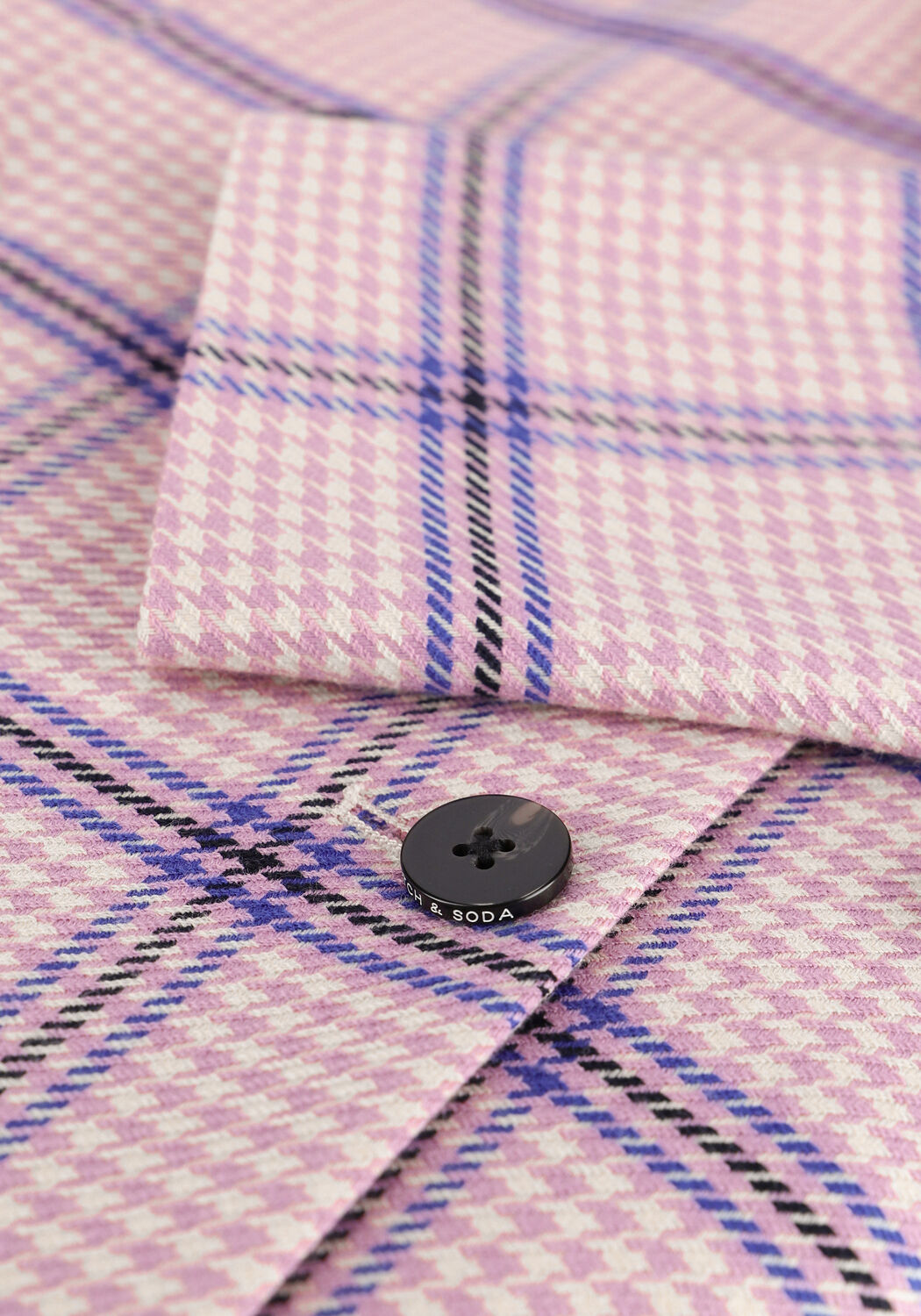 SCOTCH & SODA Blazer HOUNDSTOOTH CHECKED CLASSIC DO Lilas - large