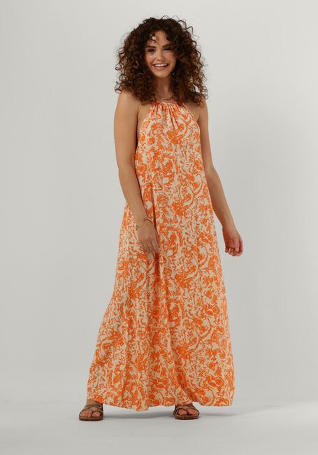 OBJECT Robe maxi JIBRA S/L LONG DRESS en orange - large