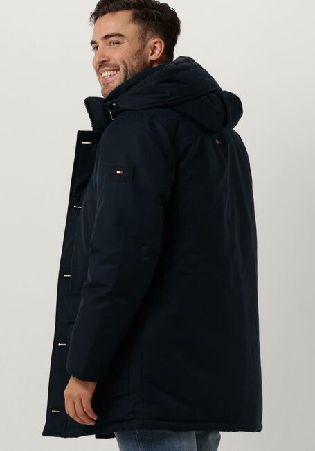 TOMMY HILFIGER Parkas ROCKIE NON FUR DOWN PARKA Bleu foncé - large