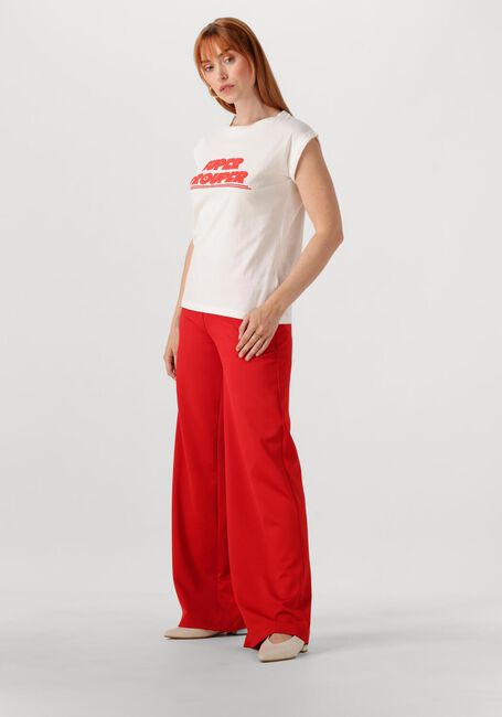 BY-BAR T-shirt THELMA SUPER TROOPER FLOCK TOP en blanc - large
