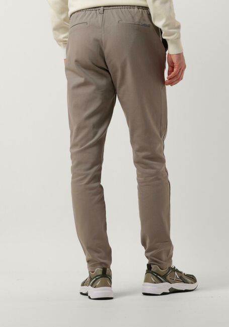 PUREWHITE Pantalon PANTS WITH SINGLE WELT BACK POCKETS AND ELASTIC WAISTBAND en taupe - large