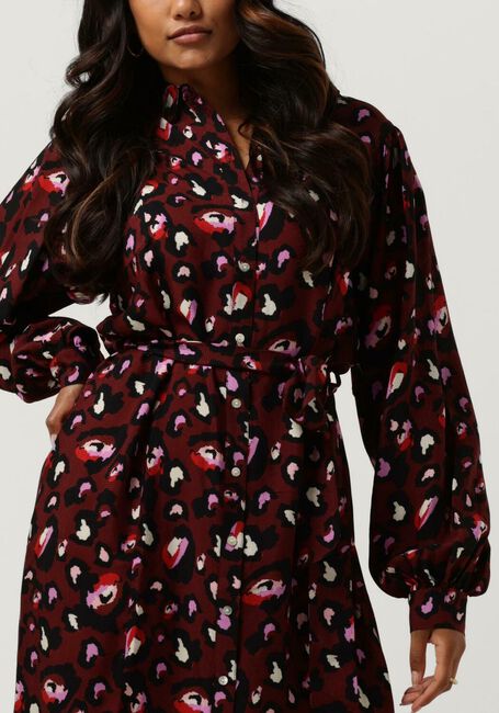 POM AMSTERDAM Robe maxi DRESS 7056 en rouge - large