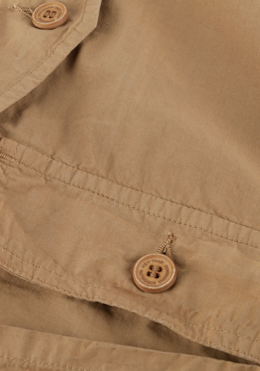 PENN & INK Pantalon large TROUSERS en marron - large