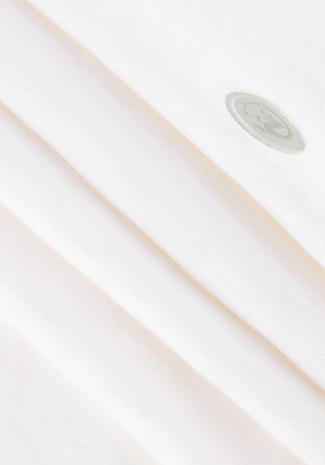 CAST IRON T-shirt SHORT SLEEVE R-NECK ORGANIC COTTON SLUB ESSENTIAL en blanc - large