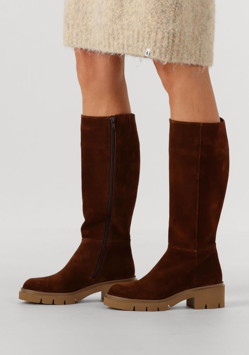 SOFTWAVES Bottes hautes VERA 06 en marron - large