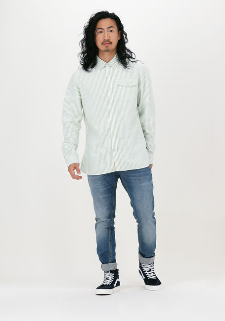 Groene SCOTCH & SODA Casual overhemd YARN-DYED STRIPED OXFORD SLIM - large