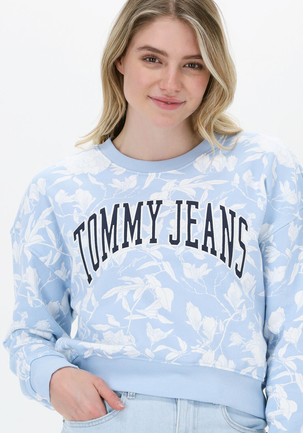 Tommy jeans trui blauw online