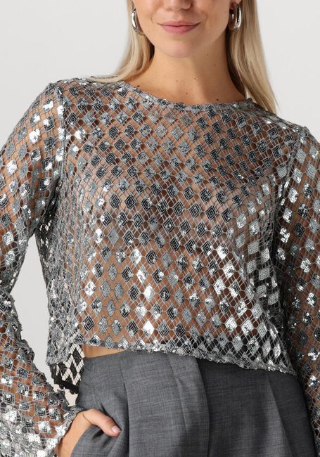 OBJECT Haut OBJGITTE LO L/S TOP 136 en argent - large
