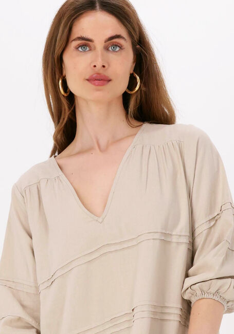 LEVETE ROOM Robe maxi NAJA 9 DRESS Sable - large