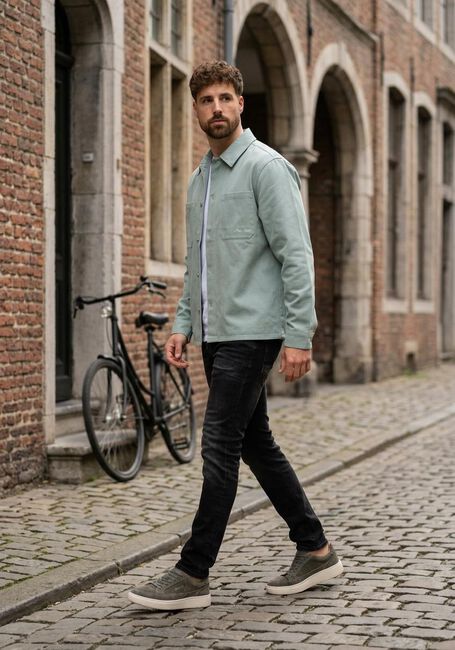 PURE PATH Chemise d&eacute;contract&eacute; LOOSE FIT LONGSLEEVE SHIRTS Menthe - large