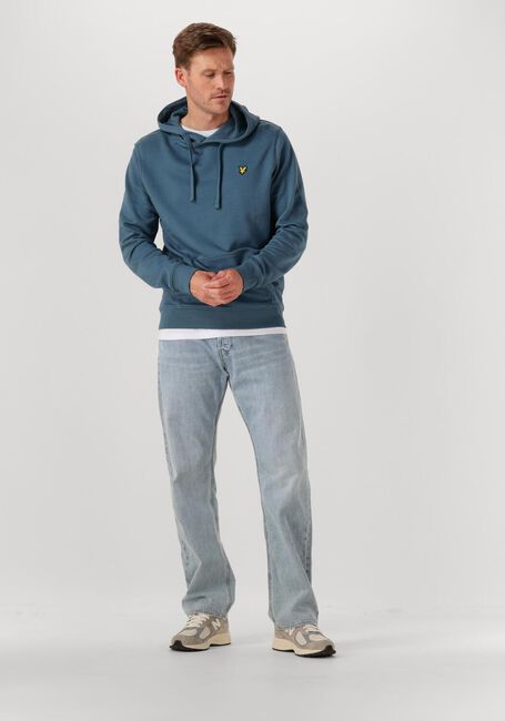 LYLE & SCOTT Pull PULLOVER HOODIE en bleu - large