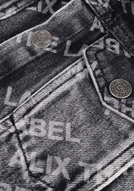 Grijze ALIX MINI Spijkerjas TEENS WOLVEN TEXT DENIM JACKET - large