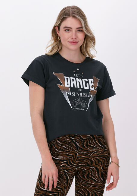 Antraciet COLOURFUL REBEL T-shirt DANCE BOXY TEE - large
