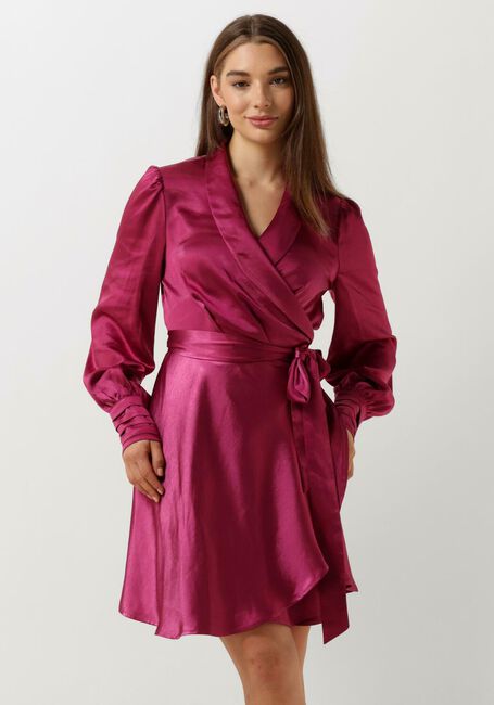 NOTRE-V Mini robe NV-DORIS SATIN DRESS en rose - large