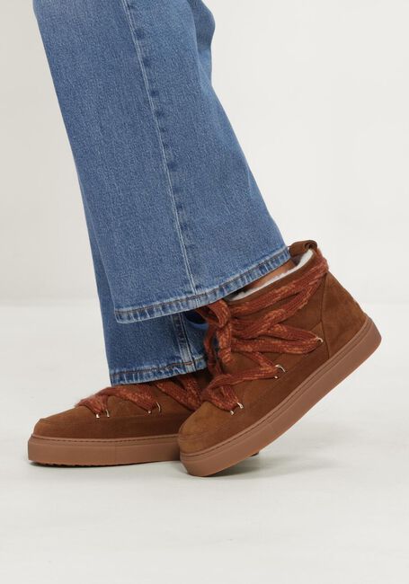 INUIKII Bottes fourrure KNOT en marron - large