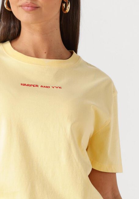 HARPER & YVE T-shirt GUILTYLIST-SS en jaune - large