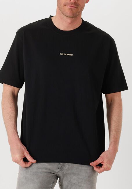 Zwarte PURE PATH T-shirt LOOSE FIT CREWNECK SS T-SHIRTS - large