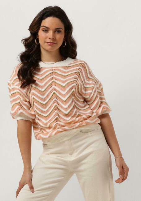 YDENCE Haut KNITTED TOP JOSIE Blanc - large
