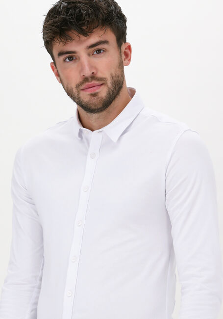 PUREWHITE Chemise d&eacute;contract&eacute; ESSENTIAL SHIRT JERSEY en blanc - large