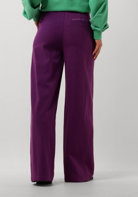 Paarse HARPER & YVE Wijde broek HOLLY-PA - large