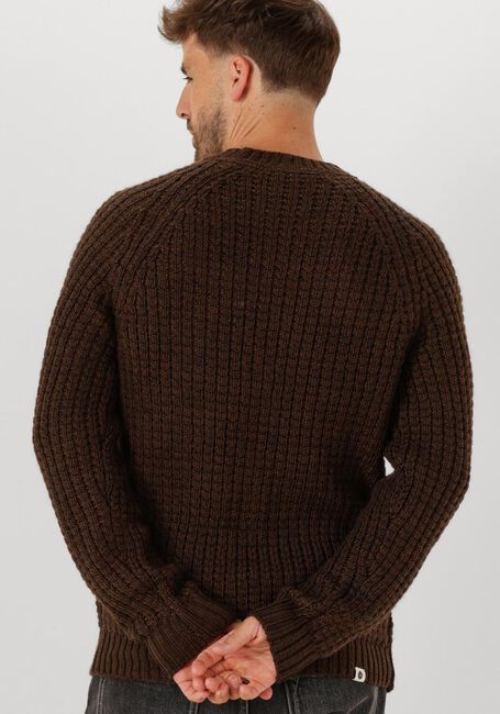 ANERKJENDT Pull AKSUNE STRUCTURE KNIT en marron - large