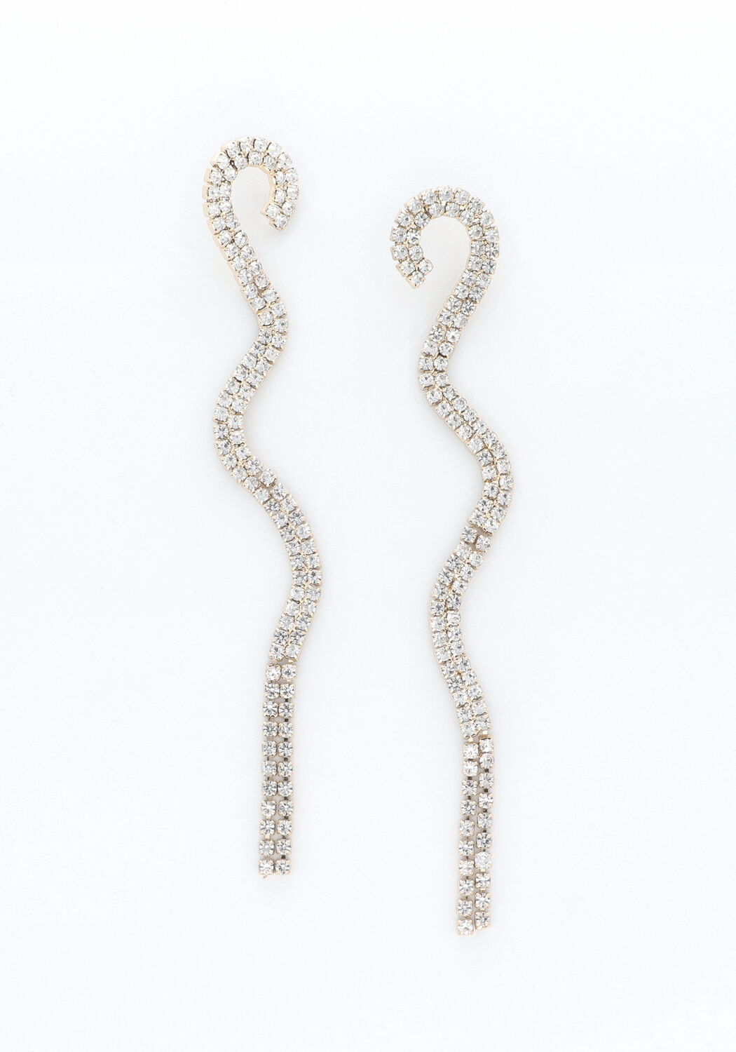 NOTRE-V Boucles d'oreilles X BO - SPRANKLING PYTHON Dor&eacute;