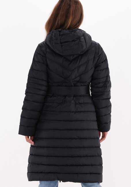 MICHAEL KORS Veste matelassé LONG FITTED PUFFER en noir - large