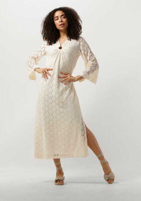 ANA ALCAZAR Robe midi MAXI DRESS SLEEVES en blanc - large