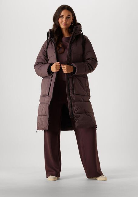 Paarse MSCH COPENHAGEN Gewatteerde jas MSCHPAVINARIA ZIP JACKET - large