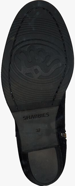 Zwarte SHABBIES Enkellaarsjes 182020062  - large