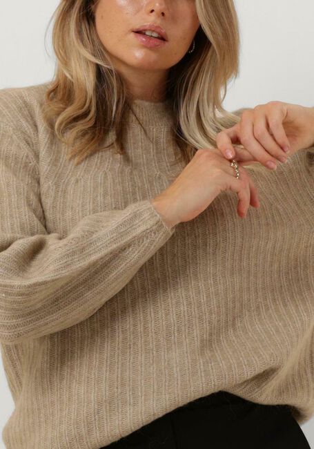 Beige MSCH COPENHAGEN Trui MSCHSIGUNE NENAYA PULLOVER - large